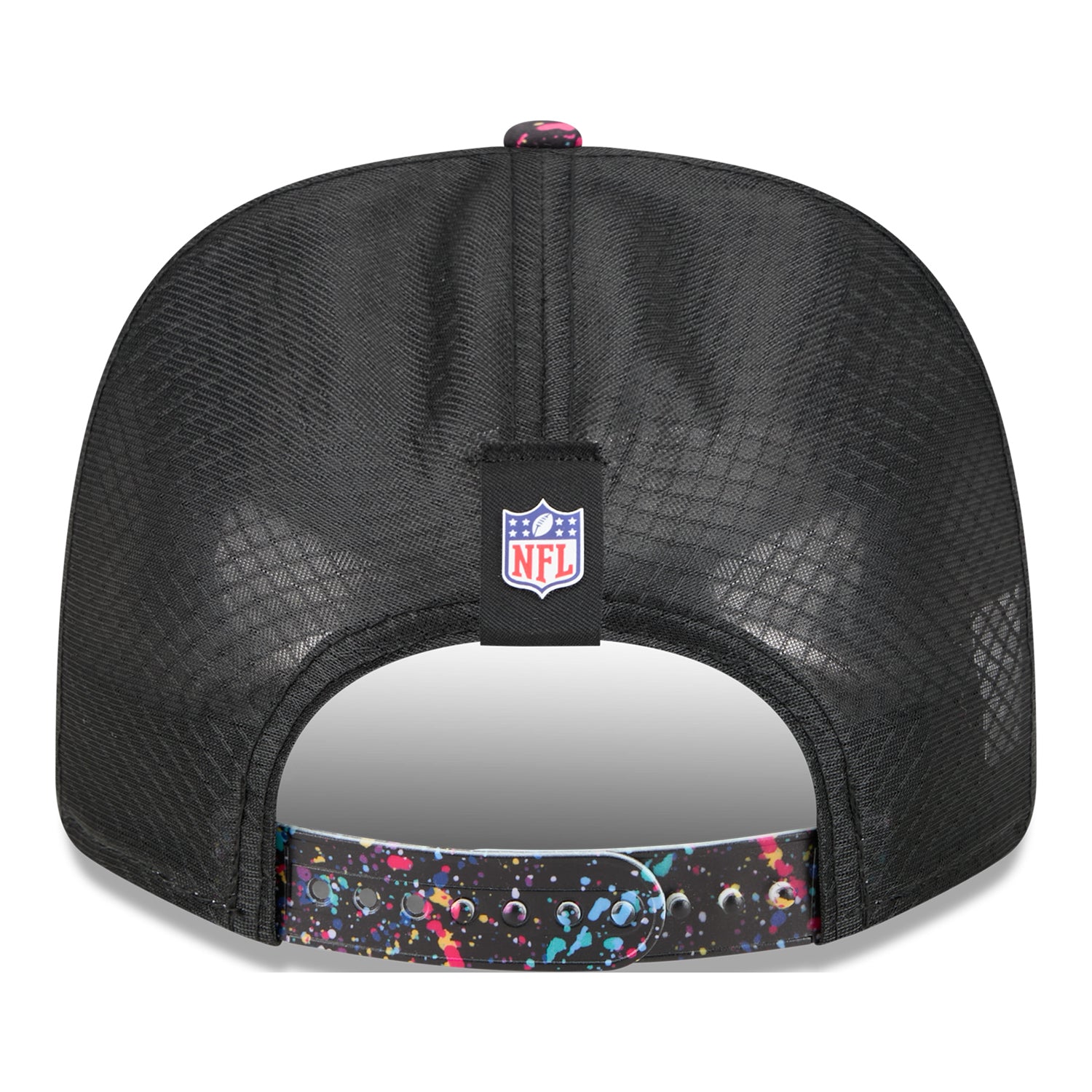 Buffalo Bills New Era 9SEVENTY 2025 Crucial Catch Hat In Black - Back View