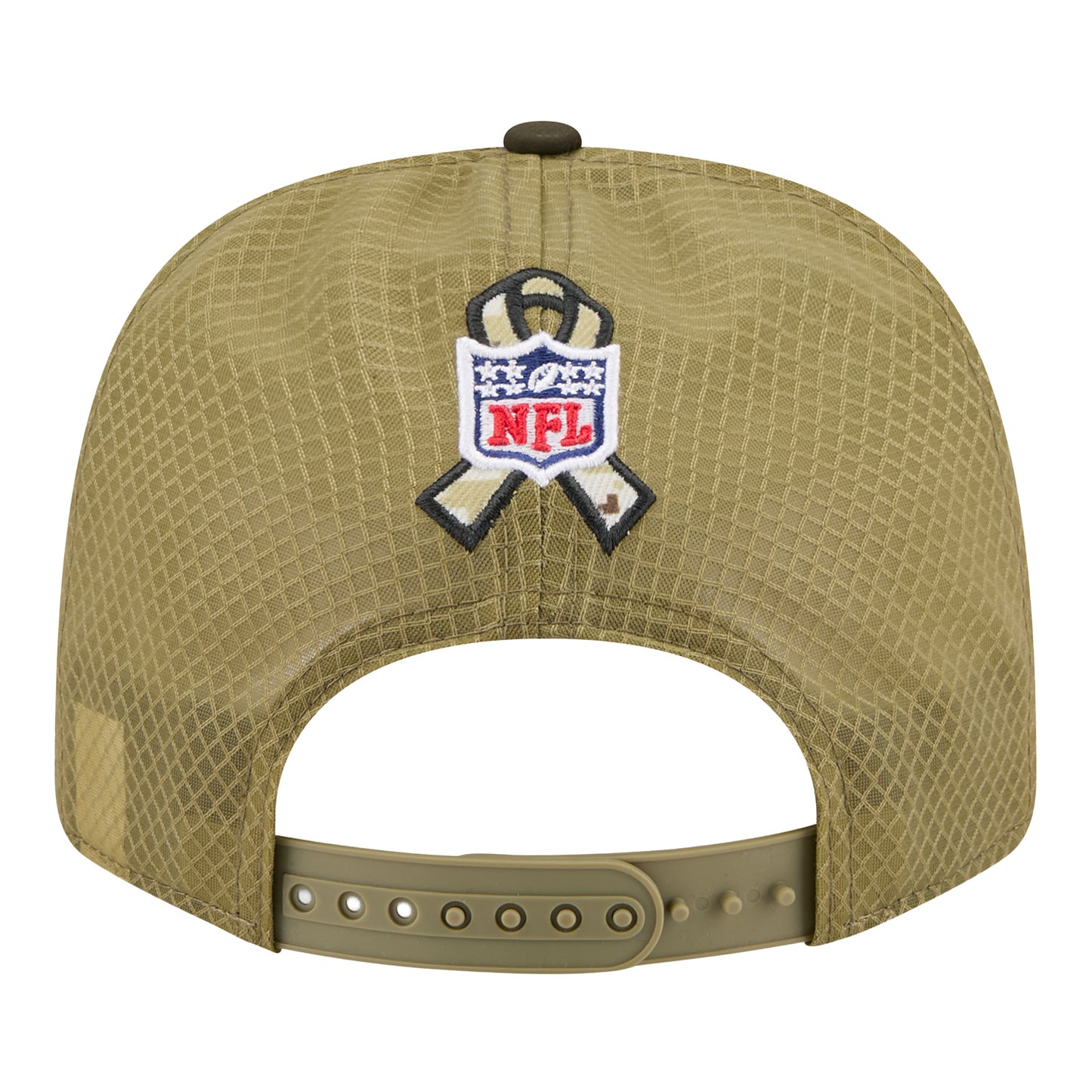 Buffalo Bills New Era 2025 Salute to Service 9SEVENTY Hat In Tan - Back View