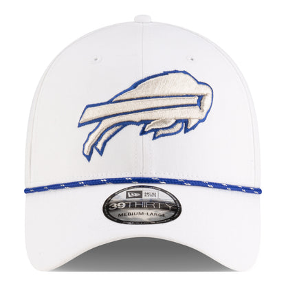 Buffalo Bills New Era 2025 Rivalry Series 39THIRTY Hat In White & Blue - Front View