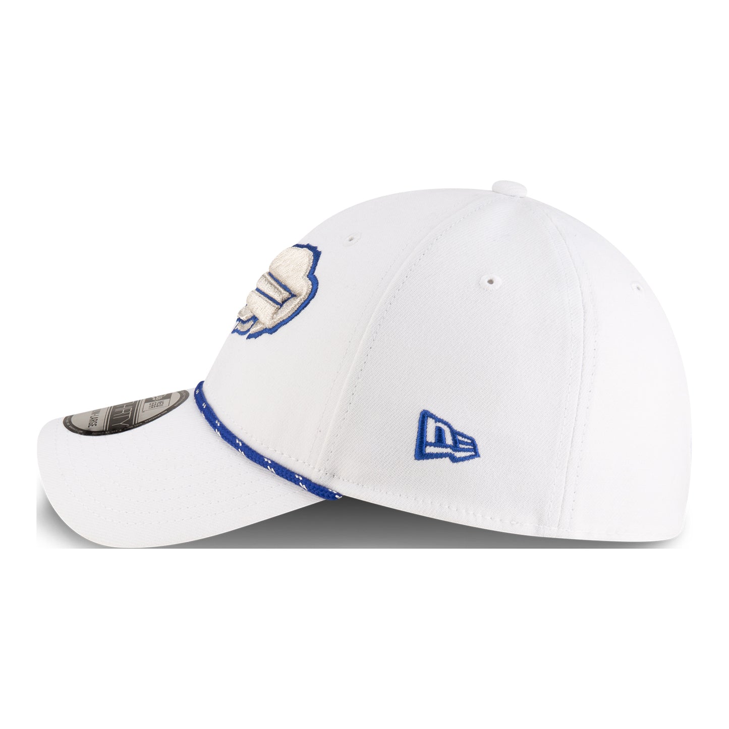 Buffalo Bills New Era 2025 Rivalry Series 39THIRTY Hat In White & Blue - Left Side View