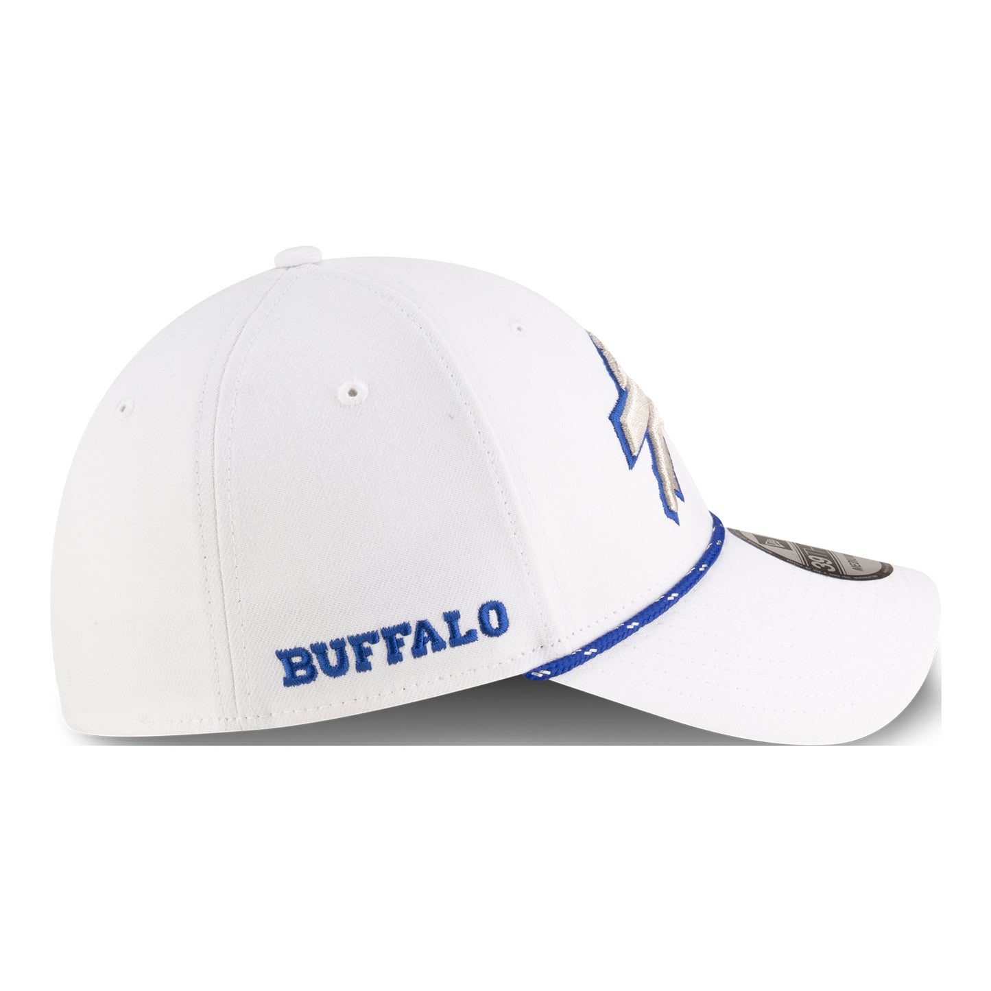 Buffalo Bills New Era 2025 Rivalry Series 39THIRTY Hat In White & Blue - Right Side View