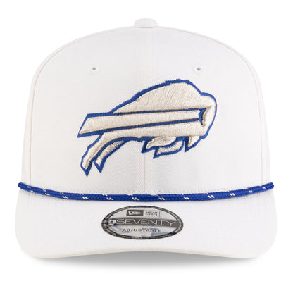 Buffalo Bills New Era 2025 Rivalry Series 9SEVENTY Hat In White & Blue - Front View