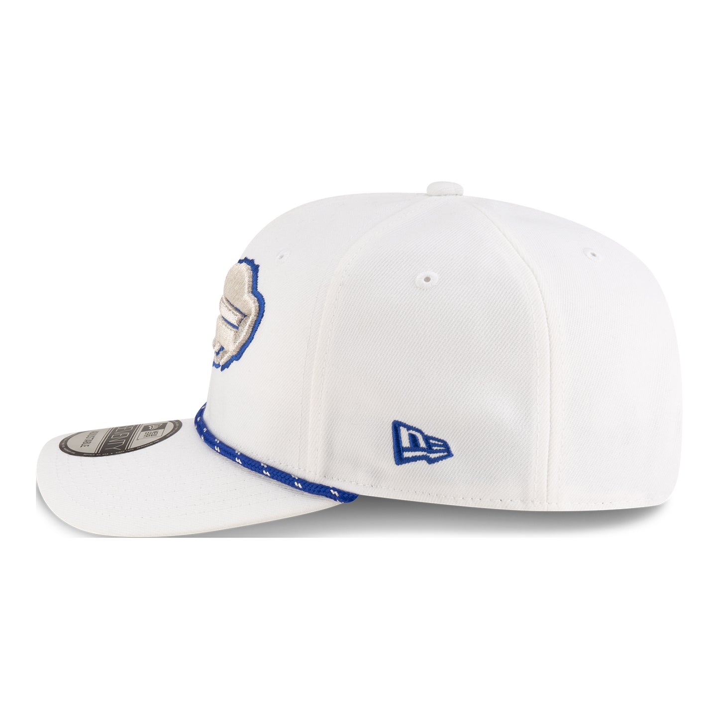 Buffalo Bills New Era 2025 Rivalry Series 9SEVENTY Hat In White & Blue - Left Side View