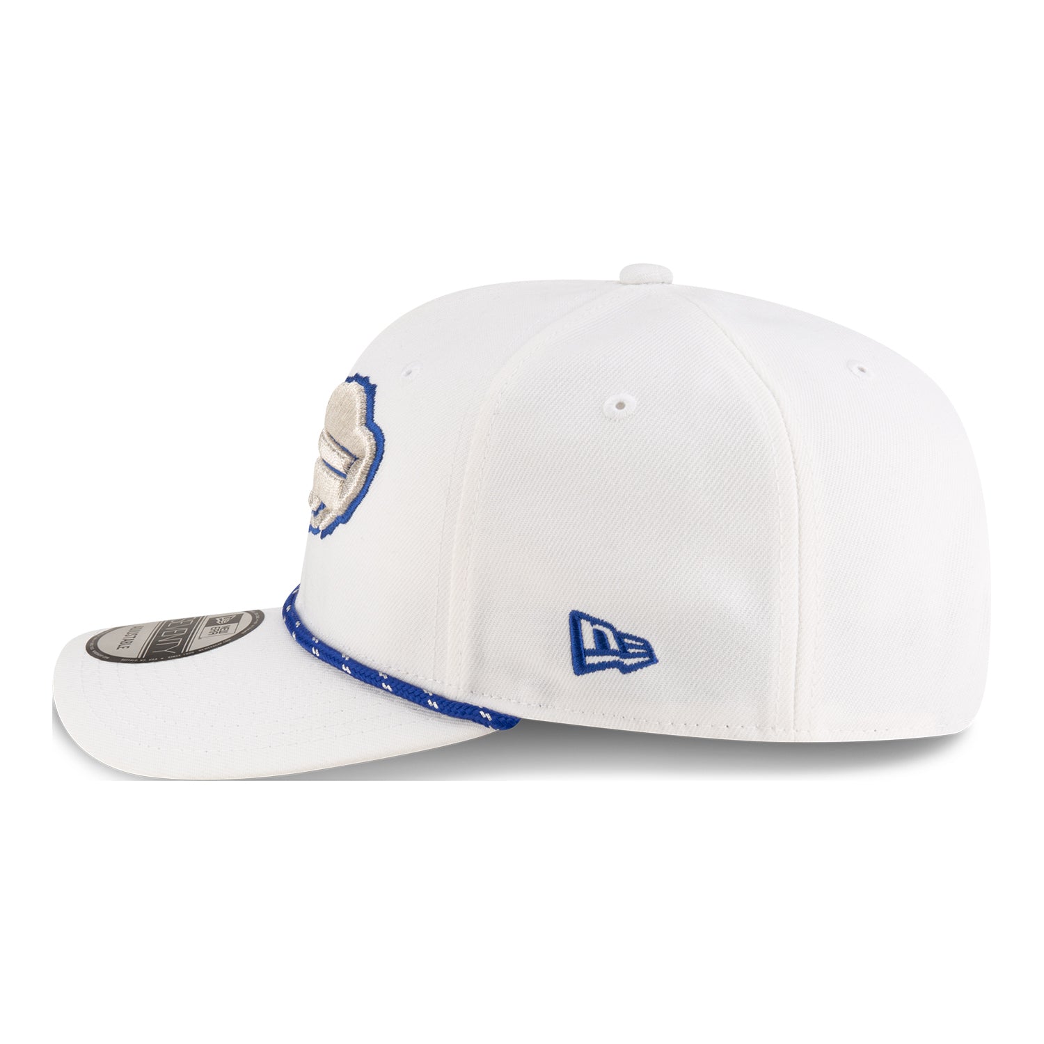 Buffalo Bills New Era 2025 Rivalry Series 9SEVENTY Hat In White & Blue - Left Side View