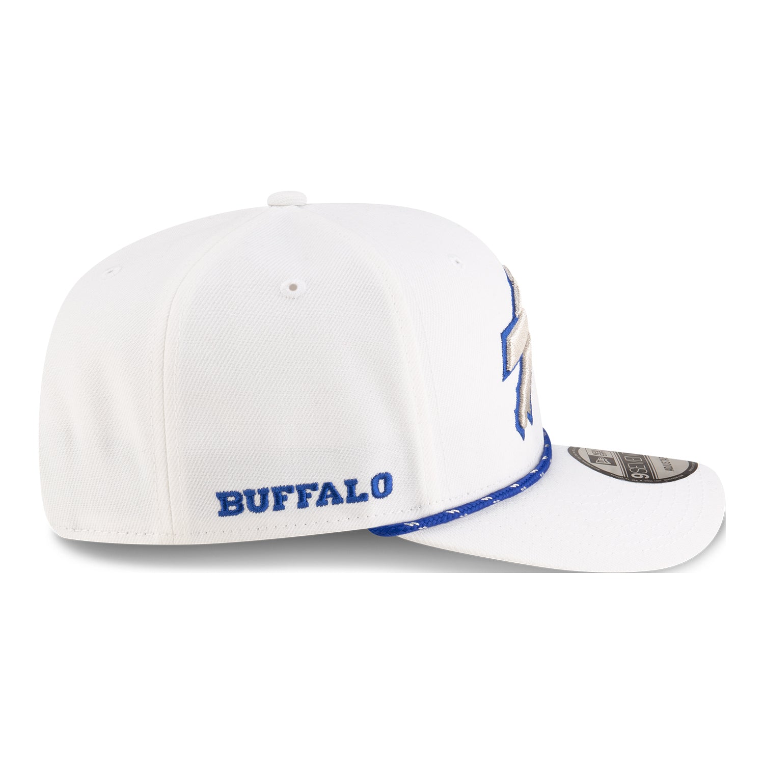 Buffalo Bills New Era 2025 Rivalry Series 9SEVENTY Hat In White & Blue - Right Side View