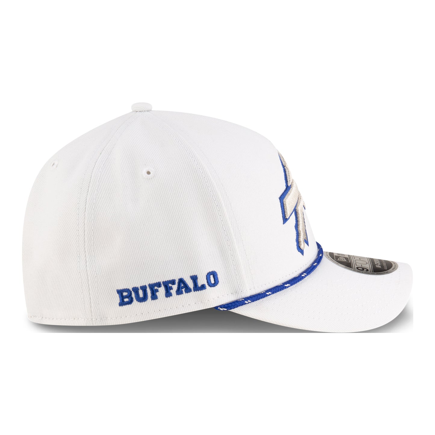 Buffalo Bills New Era 2025 Rivalry Series 9FORTY Hat In White & Blue - Right Side View