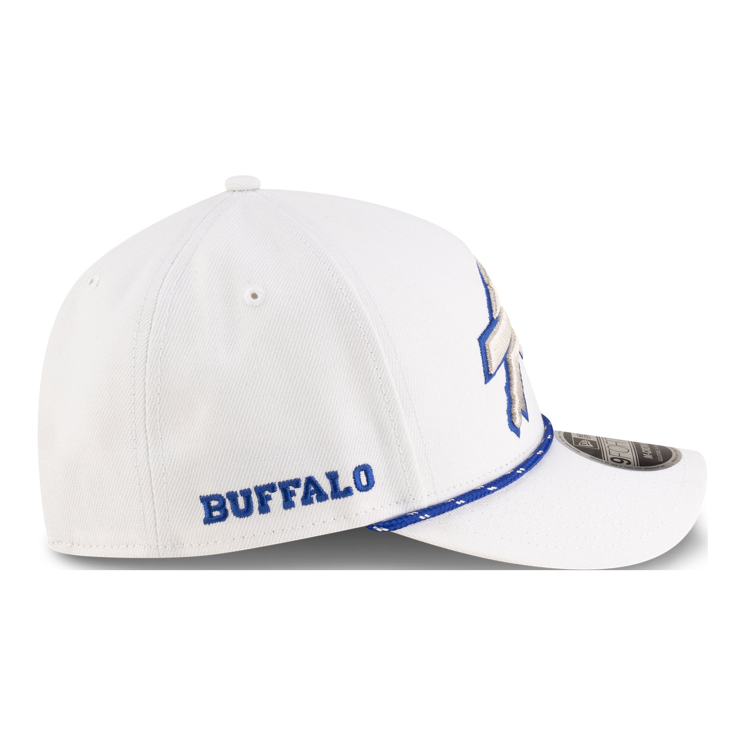 Buffalo Bills New Era 2025 Rivalry Series 9FORTY Hat In White & Blue - Right Side View