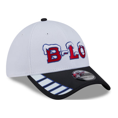 Buffalo Bills New Era 2025 Rivalry Series Fanpack 39THIRTY Hat In White - Front Side View