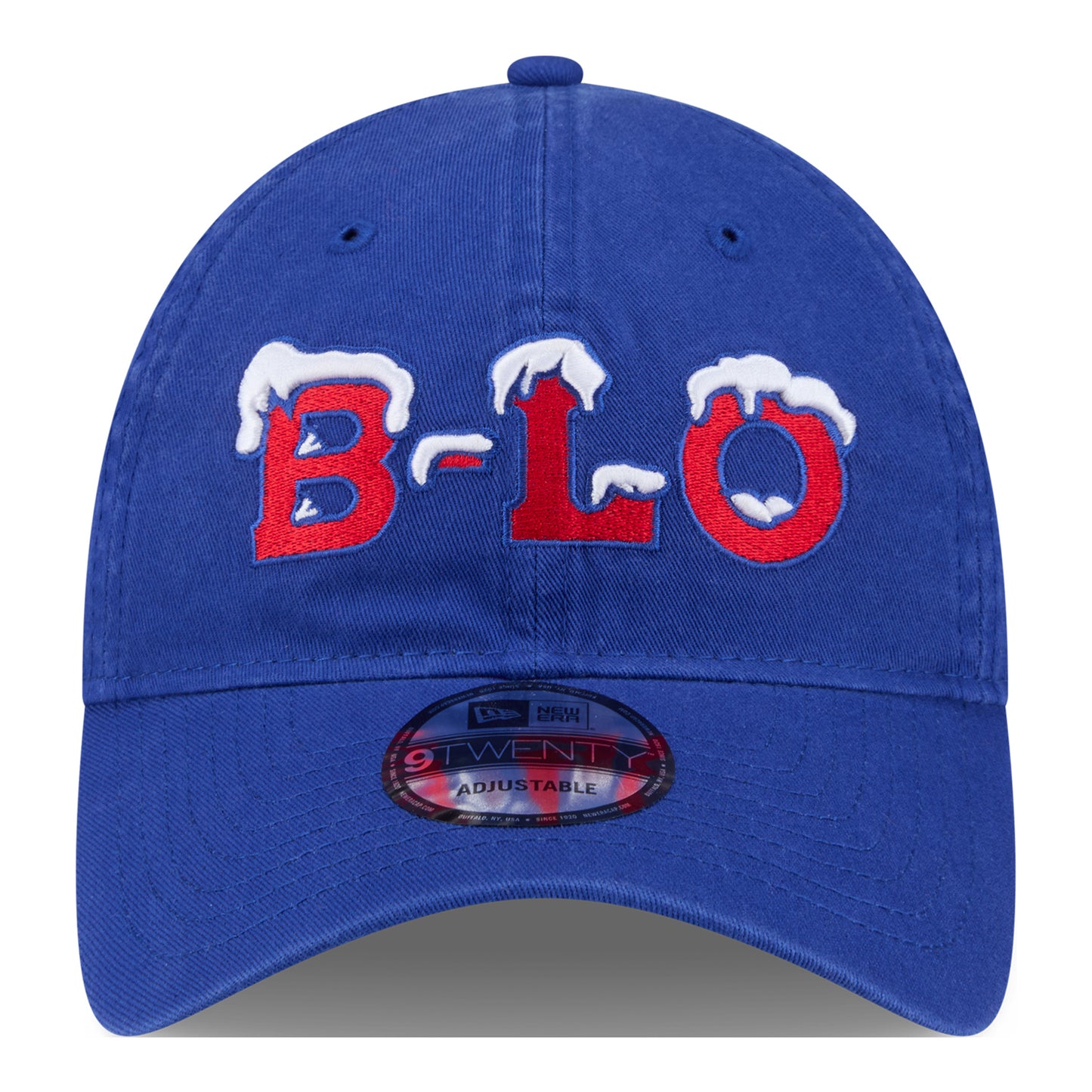 Buffalo Bills New Era 2025 Rivalry Series Fanpack 9TWENTY Hat In Blue - Front View