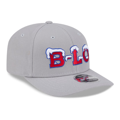 Buffalo Bills New Era 2025 Rivalry Series Fanpack 9SEVENTY Hat In Grey - Front Side View