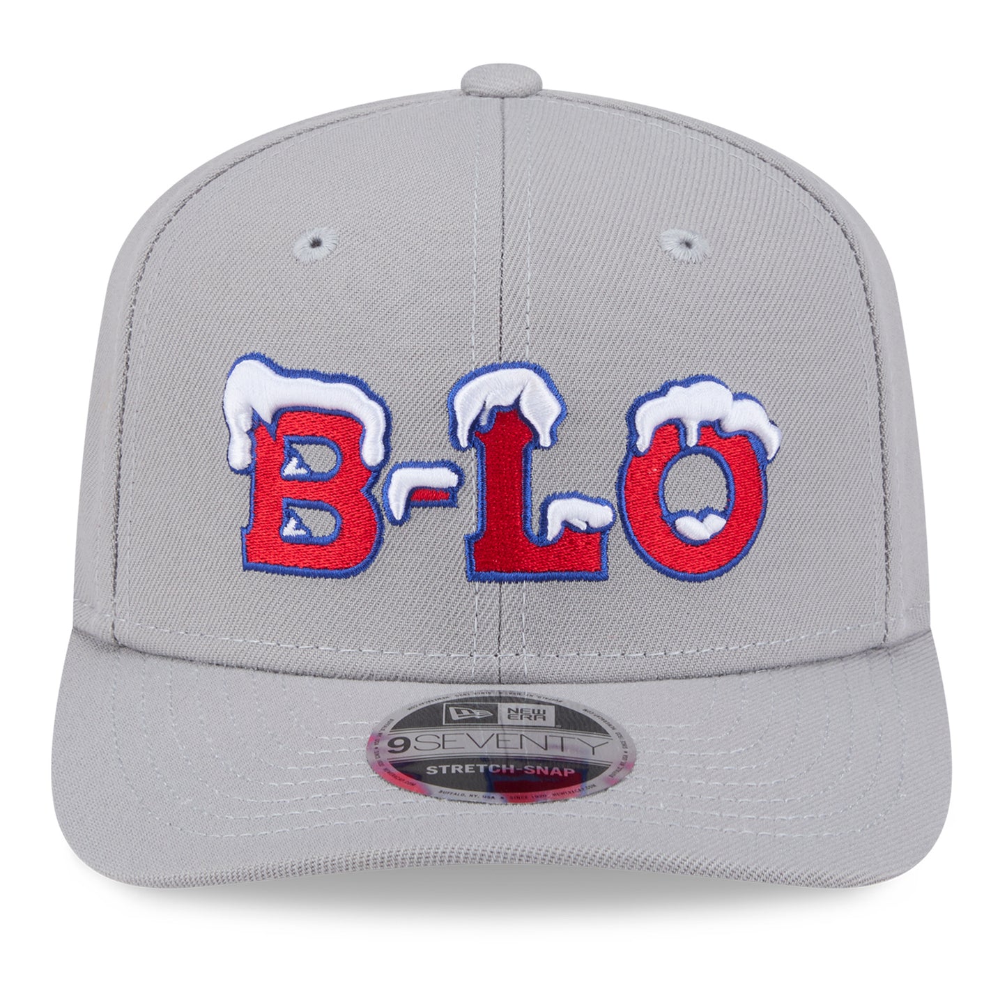 Buffalo Bills New Era 2025 Rivalry Series Fanpack 9SEVENTY Hat In Grey - Front View