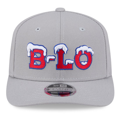 Buffalo Bills New Era 2025 Rivalry Series Fanpack 9SEVENTY Hat In Grey - Front View