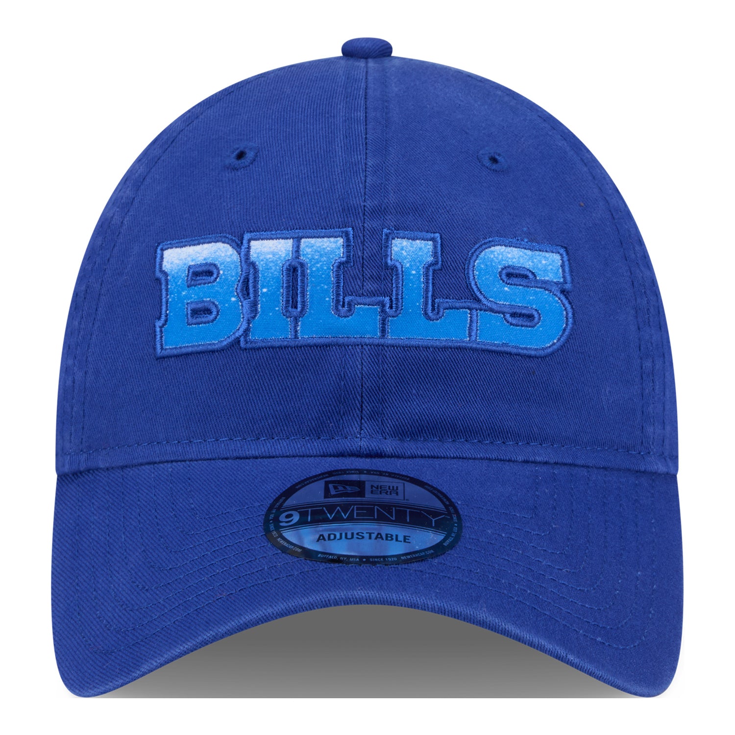Buffalo Bills New Era 2025 Rivalry Series Fanpack Snow Logo 9TWENTY  Hat In Blue - Front View