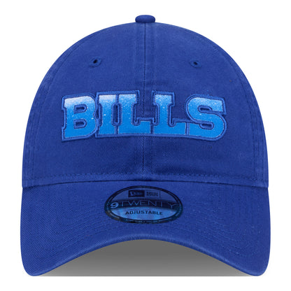 Buffalo Bills New Era 2025 Rivalry Series Fanpack Snow Logo 9TWENTY  Hat In Blue - Front View
