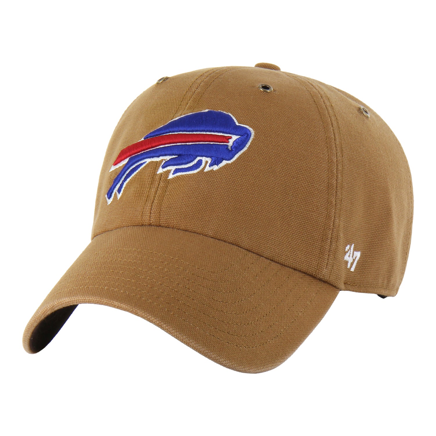 Buffalo Bills '47 Brand Carhartt Clean Up Hat In Tan - Front View