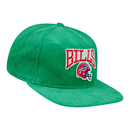 Buffalo Bills New Era 19TWENTY Kelly Green Classic Helmet Hat In Green - Front Right View