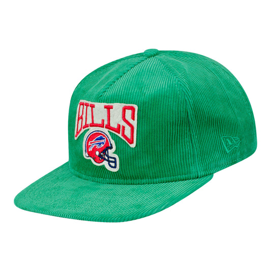 Buffalo Bills New Era 19TWENTY Kelly Green Classic Helmet Hat In Green - Front Left View