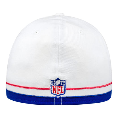 Buffalo Bills New Era 39THIRTY Striped Hat In White - Back View