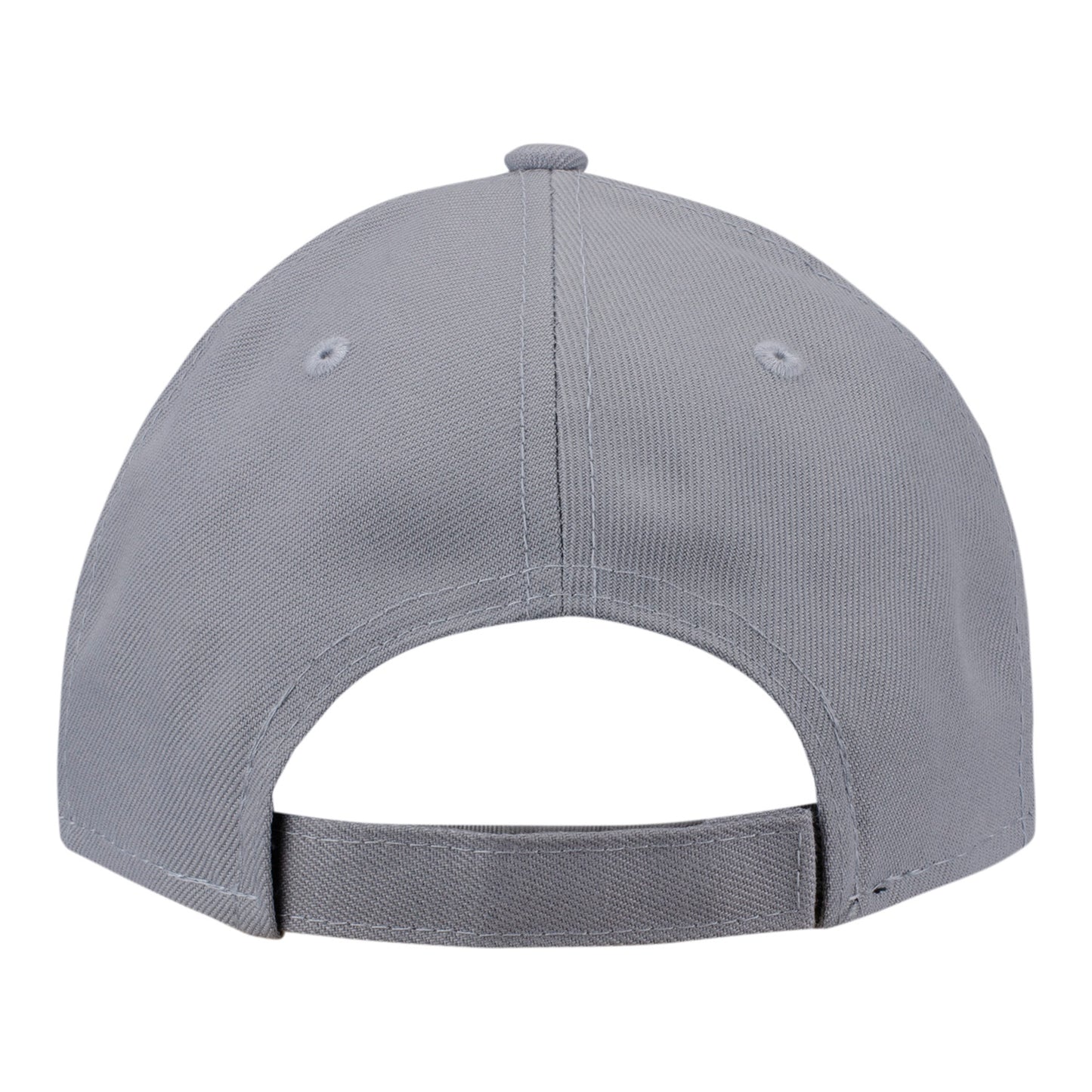 New Era Bills 9FORTY Throwback Core Classic Adjustable Hat In Grey - Back View