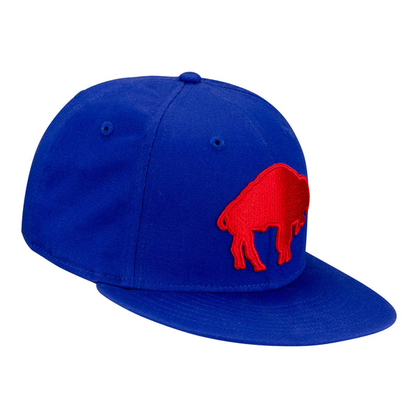 BASIC 9FIFTY THROWBACK ROY IN BLUE & RED - ANGLED RIGHT SIDE VIEW