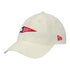 New Era Bills Shout Pennant 9TWENTY Adjustable Hat In White - Front Left View