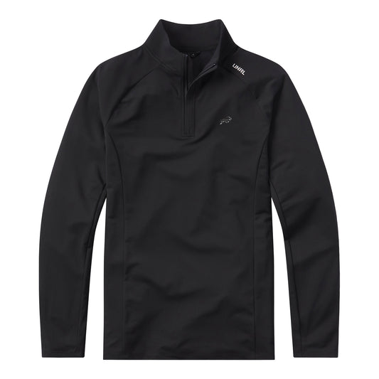 Buffalo Bills UNRL Highlands 1/4 Zip In Black - Front View