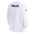 Nike Buffalo Bills Sideline Repel Woven Windshirt Jacket In White - Back View