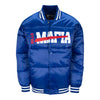 Starter Bills Bronx Bubble Bills Mafia Button Down Jacket In Blue - Front View