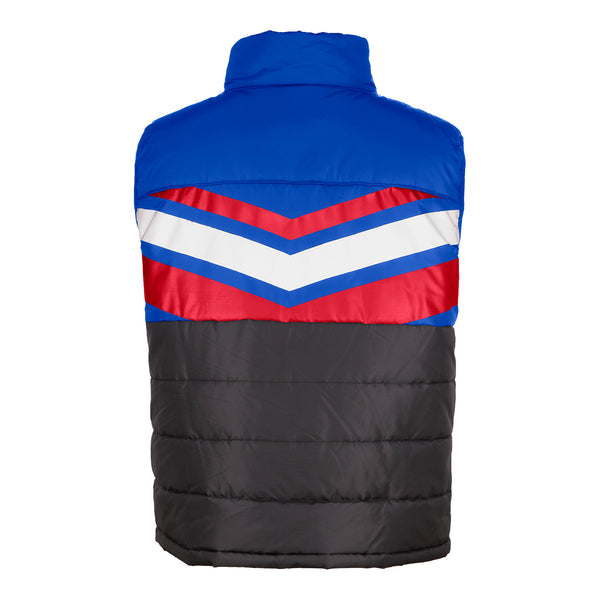 New Era Buffalo Bills Alpine Vest In Black, Red, White, & Blue - Back View