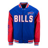JH Design Buffalo Bills Sublimated Full-Zip Jacket In Blue & Red - Front View