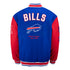 JH Design Buffalo Bills Sublimated Full-Zip Jacket In Blue & Red - Back View