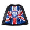 GIII Starter Bills London Mafia Exclusive Varsity Jacket In Black - Inside View
