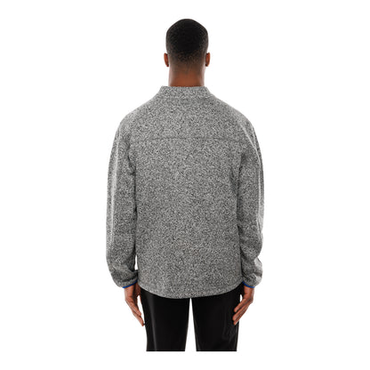 Buffalo Bills New Era Primary Logo Full Zip Jacket In Grey - Back View