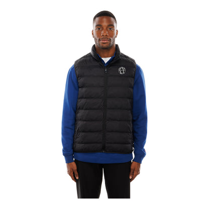 Bills New Era Full Zip Packable Vest In Black - Front View