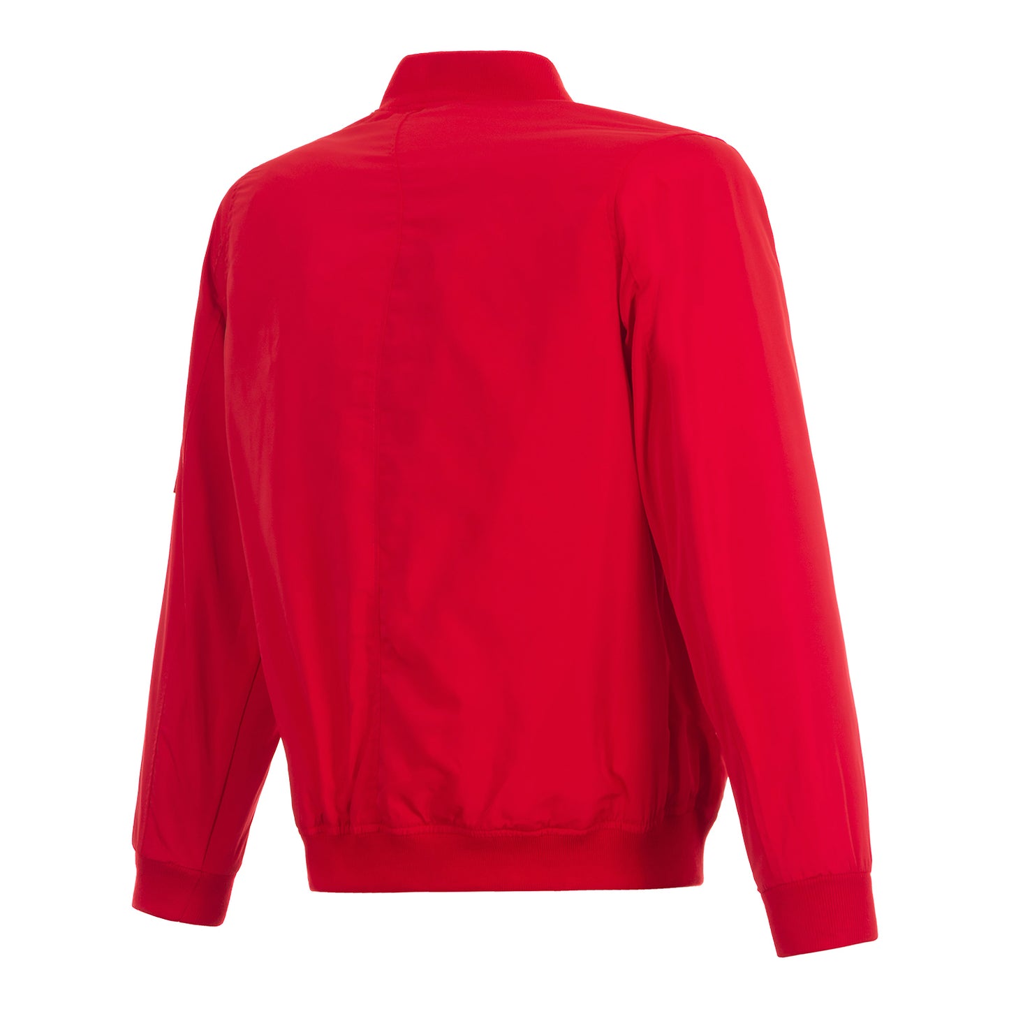 Buffalo Bills Full Zip Primary Logo Bomber Jacket In Red - Back View