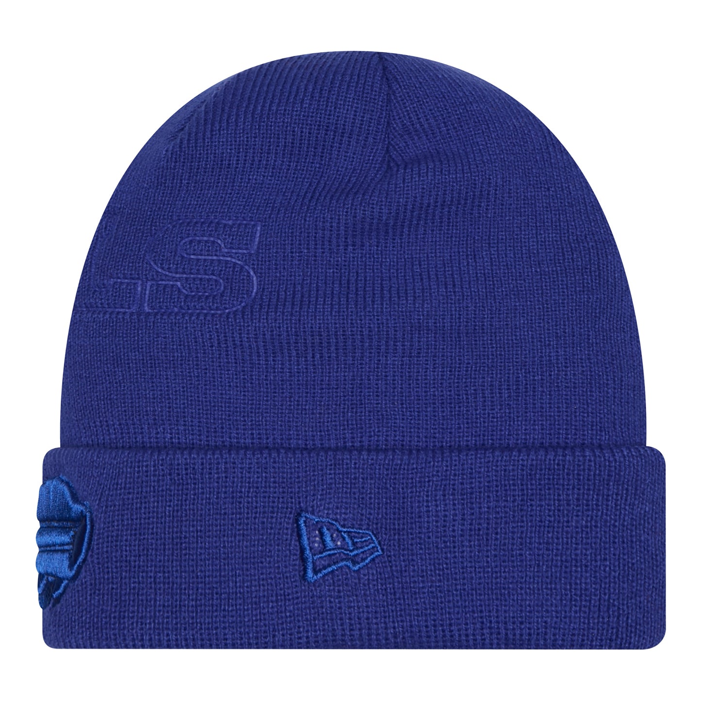 Buffalo Bills New Era Tonal Knit In Blue - Side View