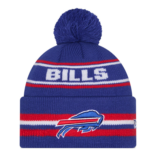 Buffalo Bills New Era Primary Logo Classic Knit - Blue - Front View