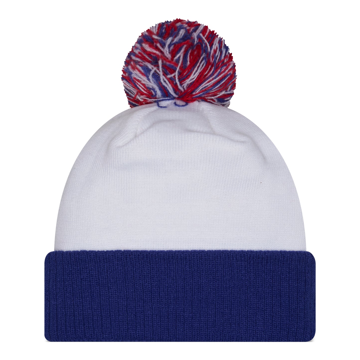 Buffalo Bills New Era Classic Logo Spirit Knit In White - Back View