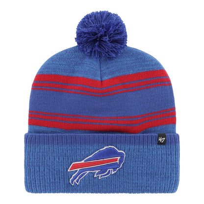 '47 Brand Buffalo Bills Fadeout Knit Hat In Blue - Front View