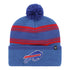 '47 Brand Buffalo Bills Fadeout Knit Hat In Blue - Front View