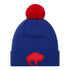 New Era Bills 4th Down Knit Hat In Blue - Front View