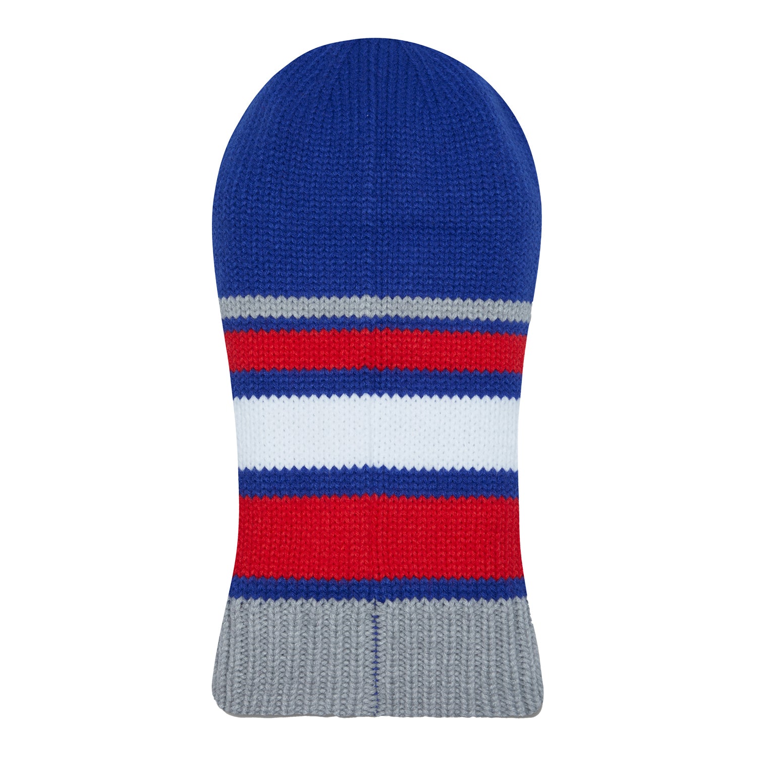 New Era Bills Balaclava In Blue, Grey, Red & White - Back View