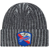 Bills New Era 2023 Salute to Service Knit Hat In Black - Front View