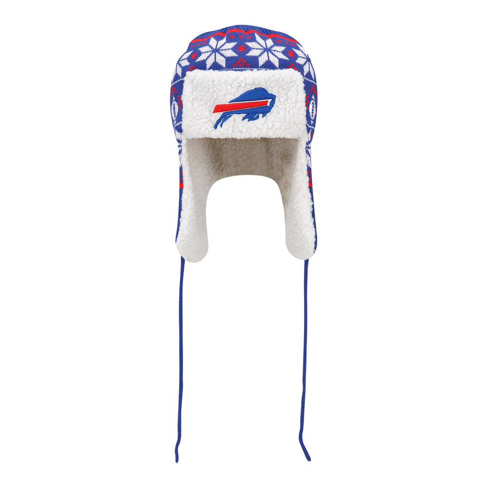 Men's Buffalo Bills New Era Royal Trapper Knit Hat