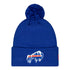 Bills Frozen Primary Logo Cuff Knit Hat In Blue - Front View