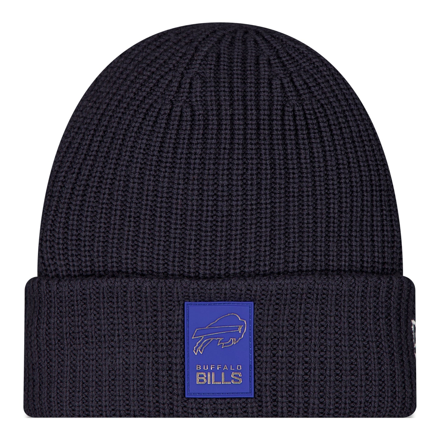 Buffalo Bills New Era Sideline Cold Weather Sport Knit - Charcoal - Front View