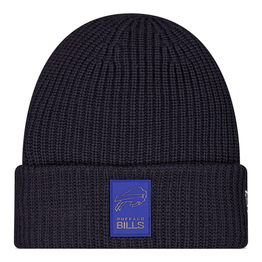 Buffalo Bills New Era Sideline Cold Weather Sport Knit - Charcoal - Front View