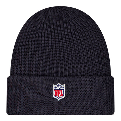 Buffalo Bills New Era Sideline Cold Weather Sport Knit - Charcoal - Back View
