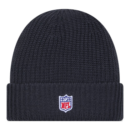 Buffalo Bills New Era Sideline Sport Classic Cold Weather Knit - Grey - Back View