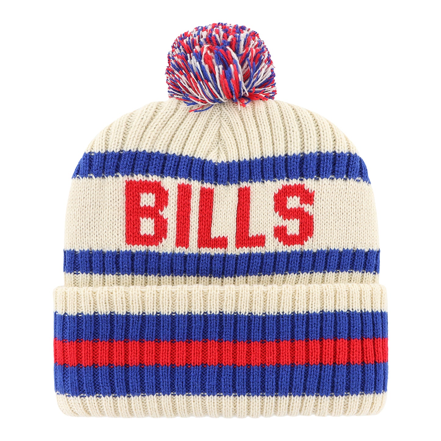 47 Brand Buffalo Bills Bering Cuff Cream Knit - Back View